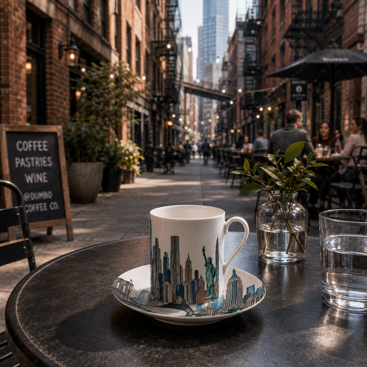 METROPOLIS - CUP AND SAUCER