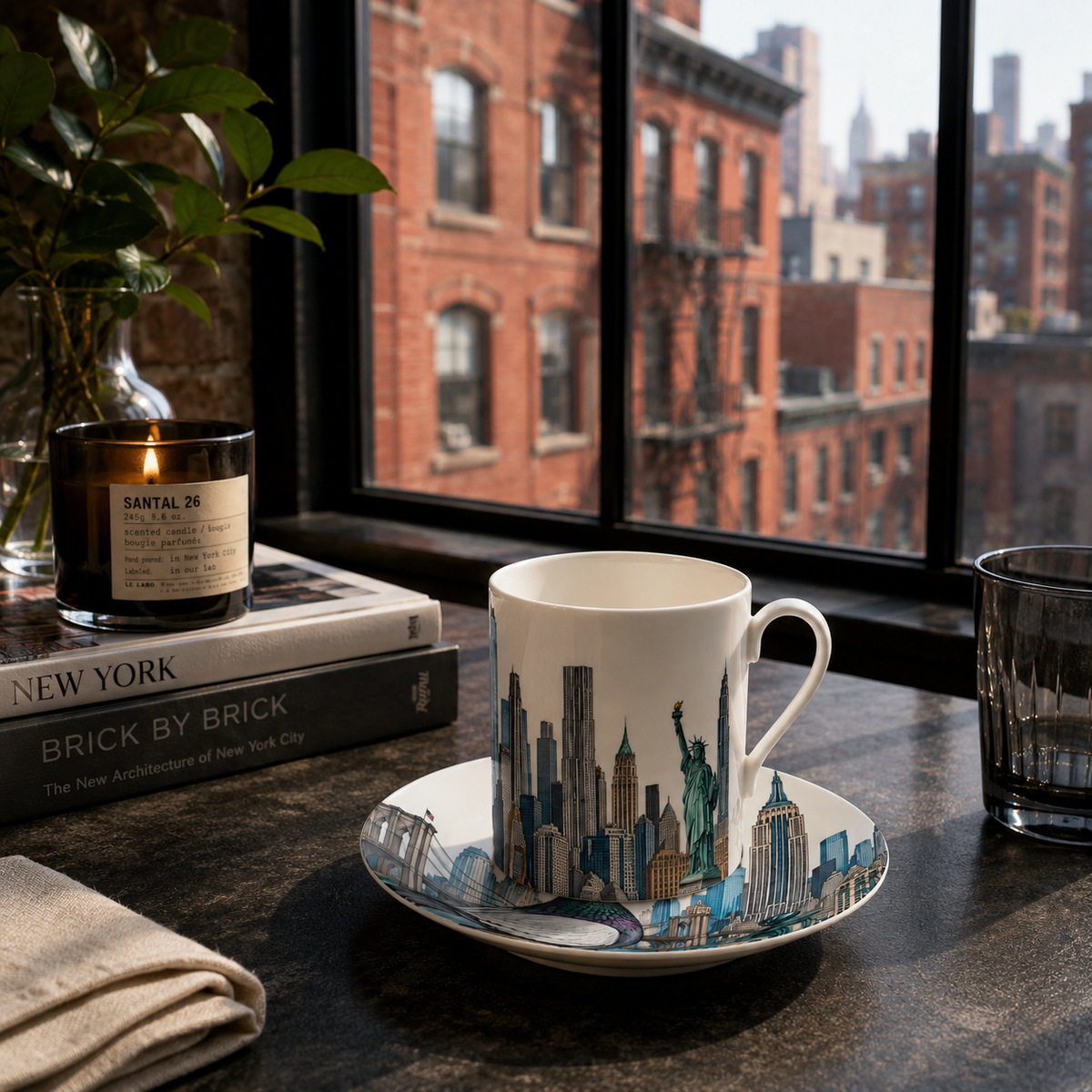 METROPOLIS - CUP AND SAUCER